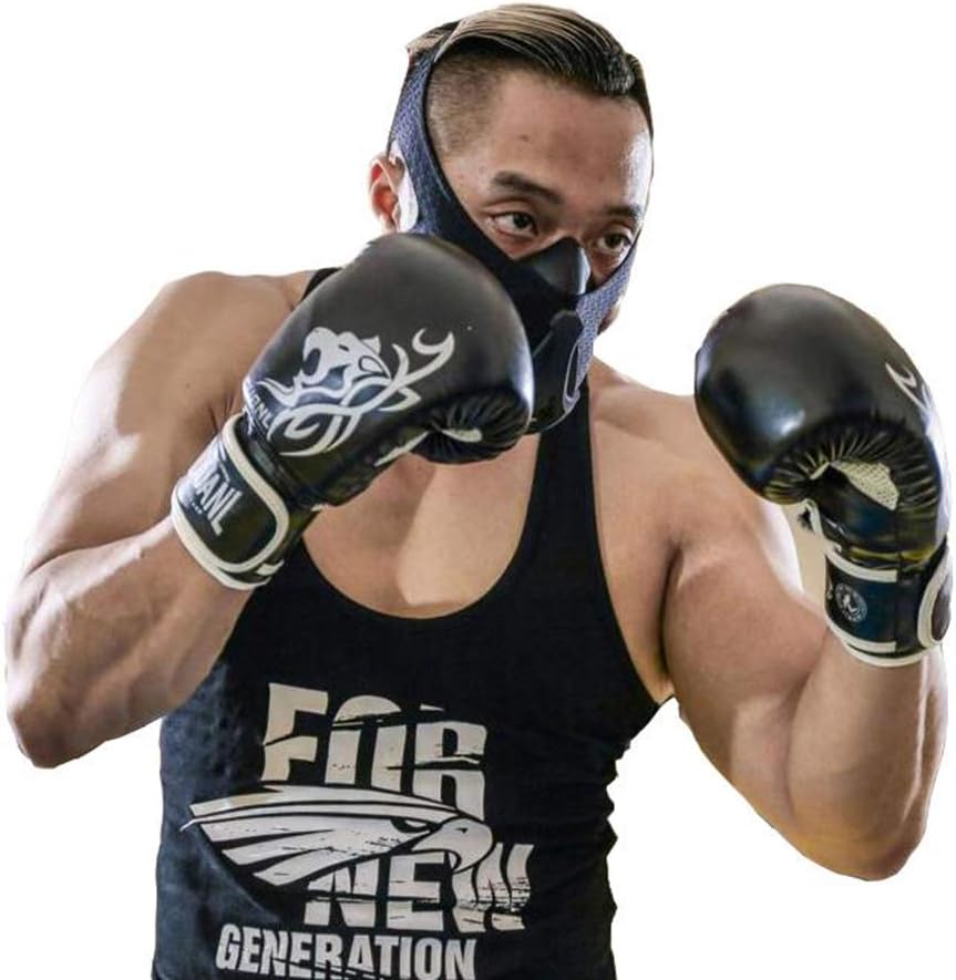 Jaxbo Workout Training Mask - Training Oxygen Mask High Altitude Elevation Simulation 6 Breathing Levels for Increases Strength, Cardio, Fitness, Boxing, Endurance and HIIT Training