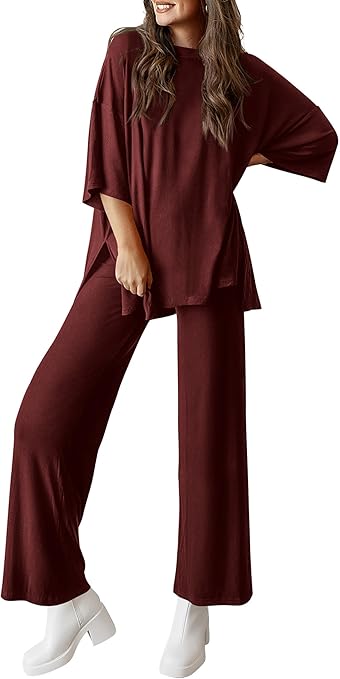PRETTYGARDEN Two Piece Sets For Women Summer Fashion Lounge Matching Set 2025 Travel Vacation Airport Outfits Clothing