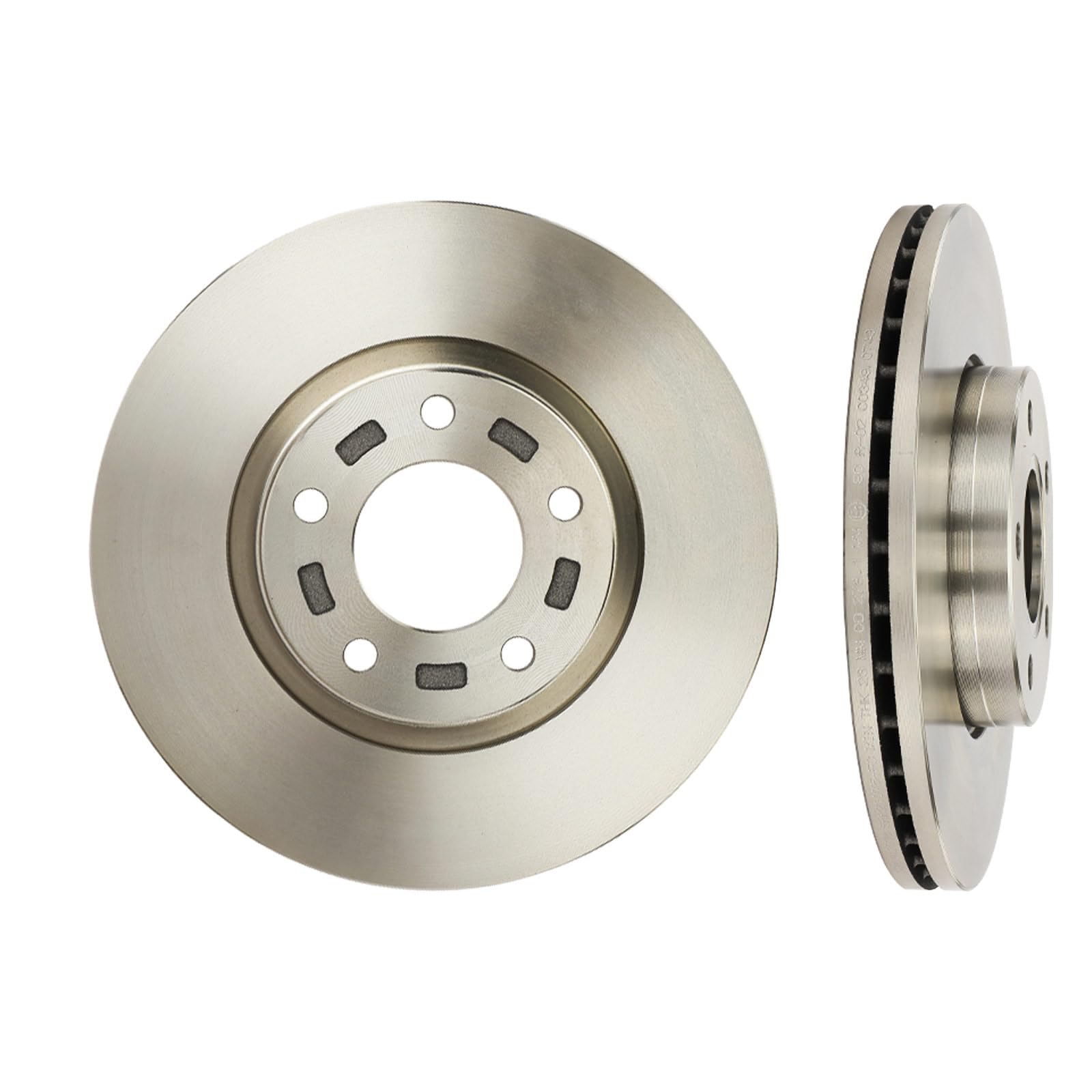 Frankberg 2 discos de freno delanteros ventilados Ø278 mm AV611125BB | Compatible con: Torneo Focus II DA DS FFS, C-Max DM2, Focus II Saloon DB DH FCH, C70 II Cabriolet 542, Focus II DA DP HCP