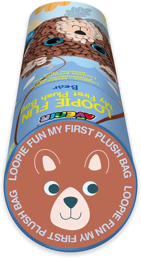 Avenir CH201749 Loopie Fun Bear Bag, Multicoloured