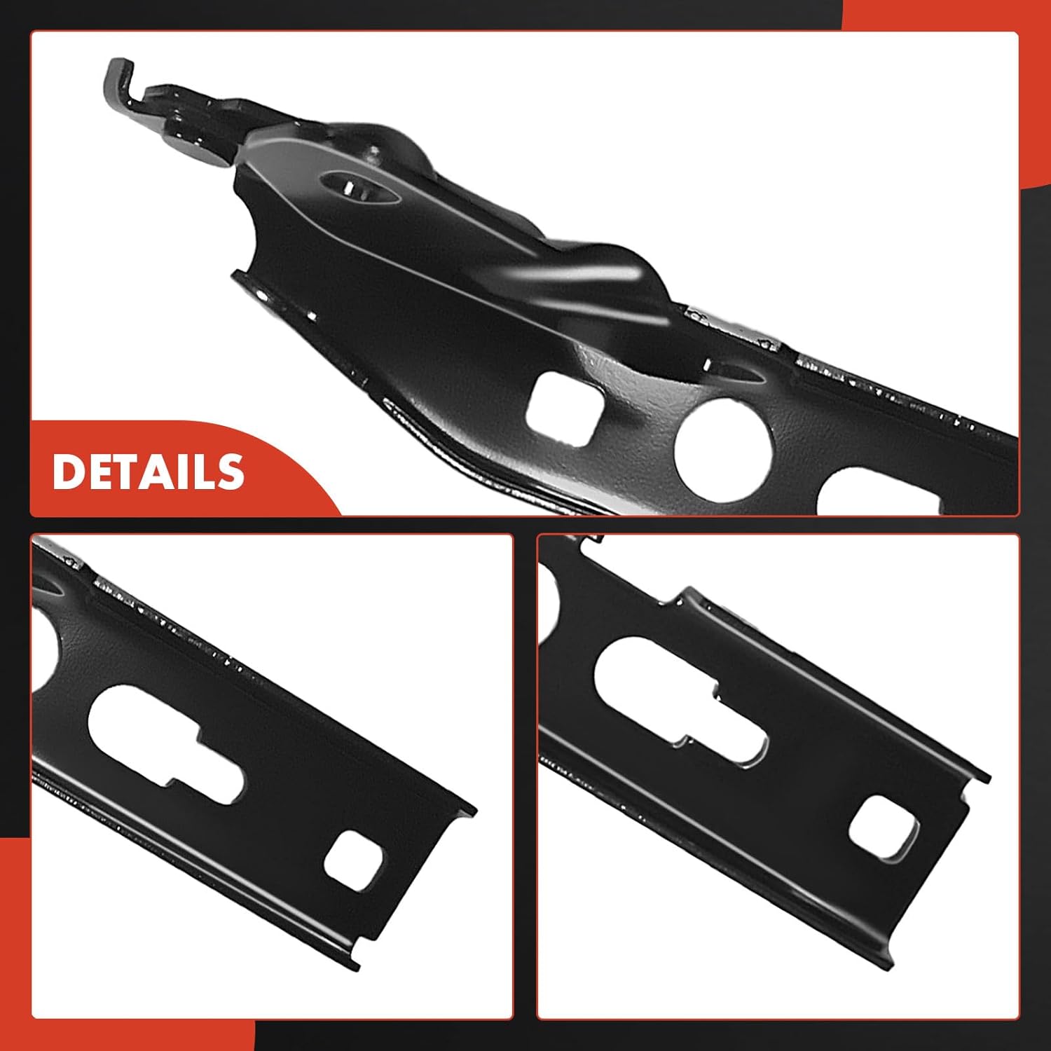 A-Premium Driver and Passenger Hood Hinges Compatible with Audi Q3/Q3 Quattro 2015 2016 2017 2018, Set of 2 Front Left and Right Side Hood Hinges, Replace# 8U0823301, 8U0823302