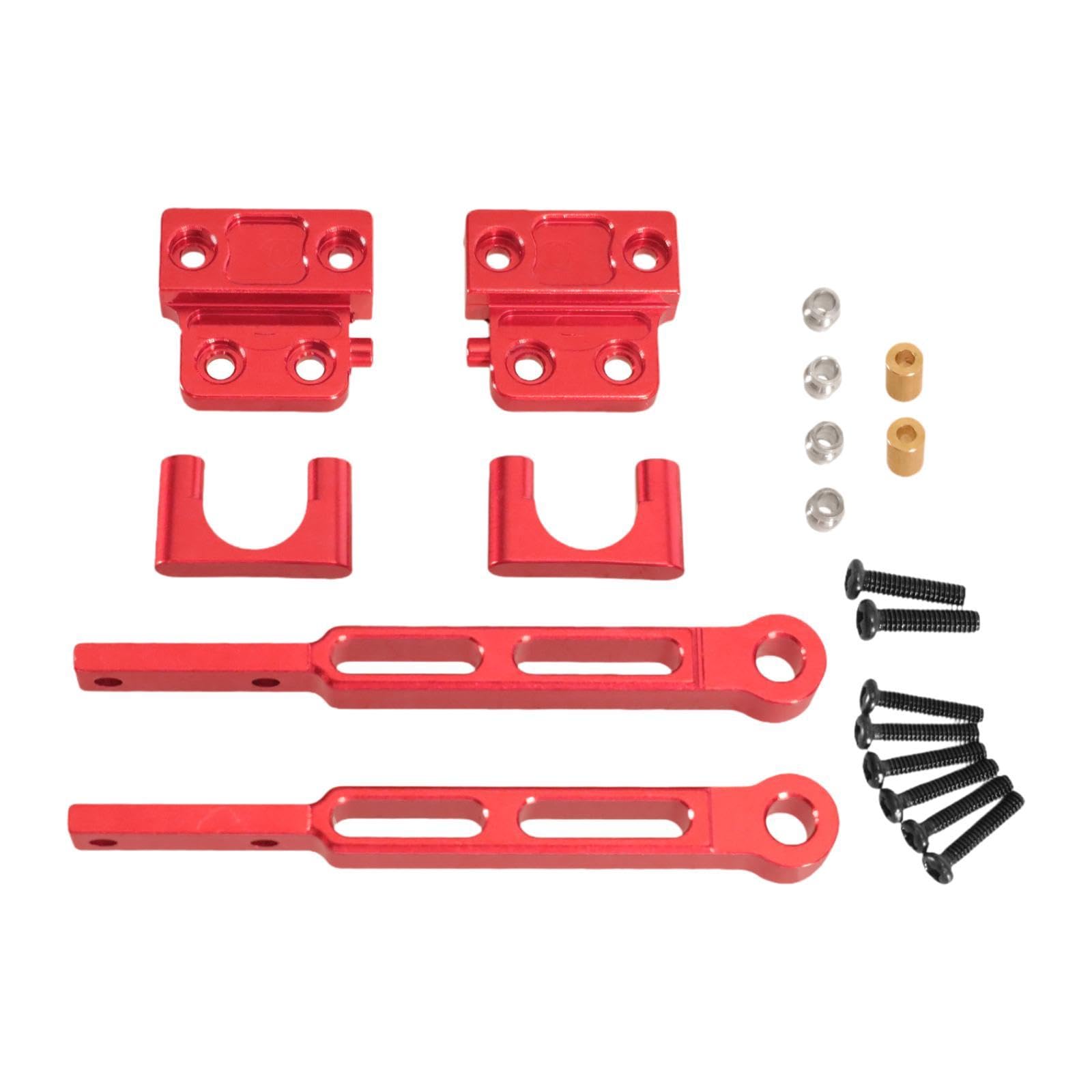 ATORSE™ 1:12 Aluminum Alloy RC Suspensions Upgrade Kit Upgrade Kit for MN82Pro MN82S Red-image-10