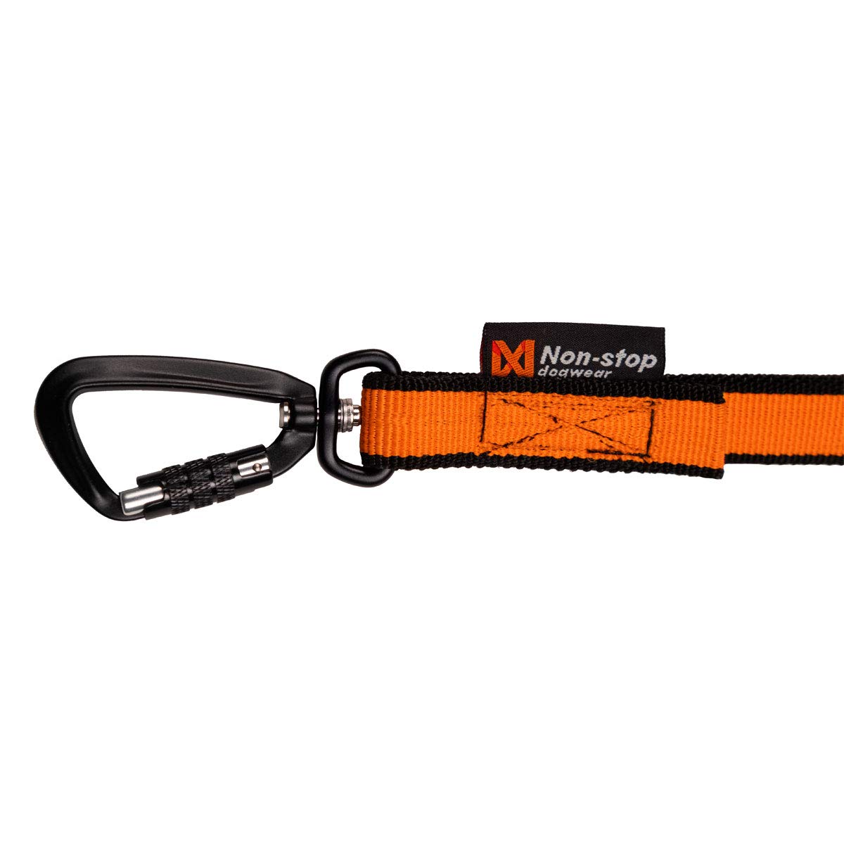 NON-stop dogwear Bungee Leash 2m | 16405 | Leine für canicross in Orange