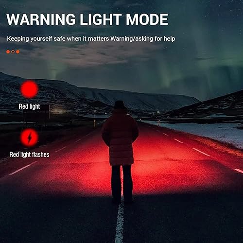 Miniatura 8 de Linterna frontal recargable, sensor de movimiento de 1000 lúmenes, lámpara LED recargable para exteriores, impermeable, IPX5, para caminar por la