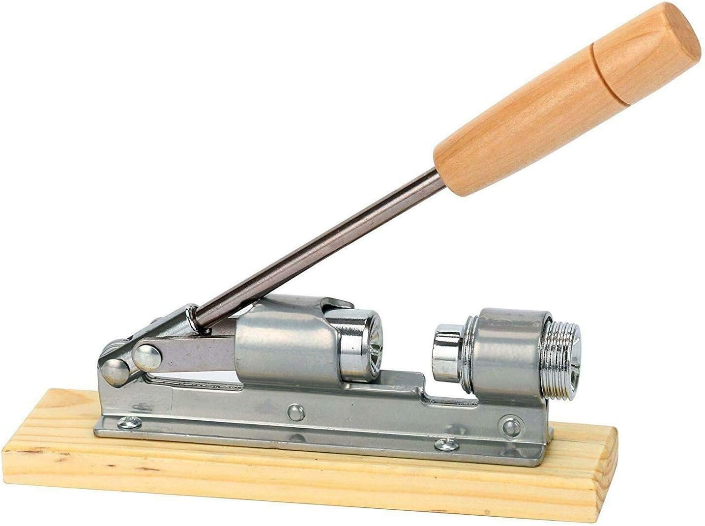 winvin Mechanical Heavy Duty Nut er, Pecan er Walnut er Plier Opener Tool, Desktop Wood Base & Handle