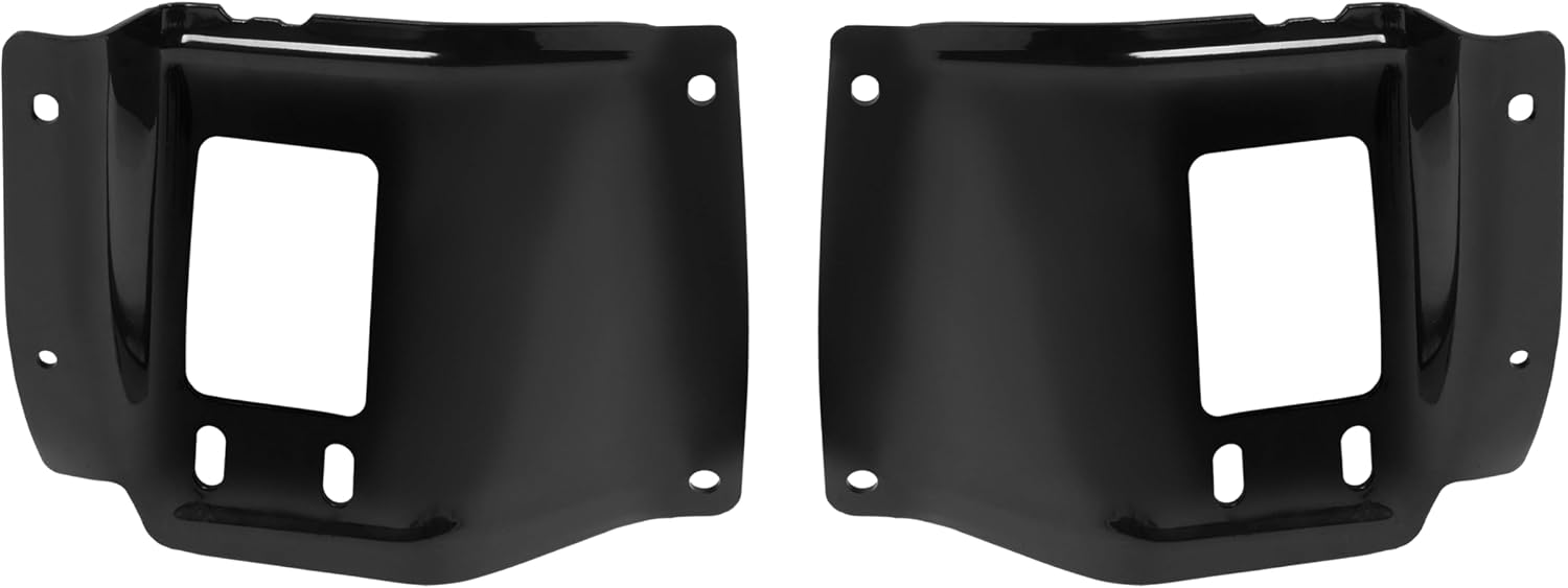 ALMULOO Front Bumper Brackets Compatible with 2005-2007 Ford F-250 F-350 F-450 F-550 Super Duty/Ford Excursion FO1067163 FO1066163 FO1067164 FO1066164 5C3Z17B984AA 5C3Z17B985AA 5C3Z17754AA