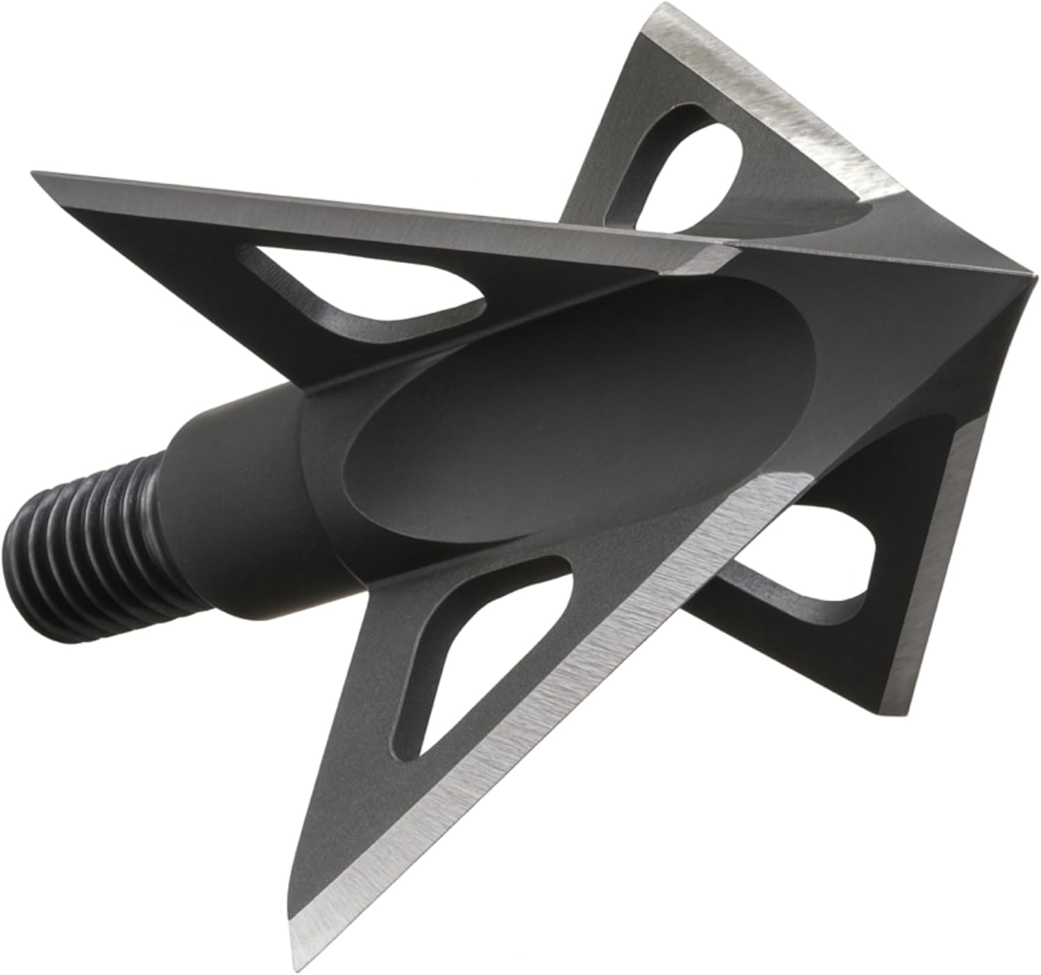 Tooth of the Arrow Broadheads -100% USA Made -100/125 Grain 1-inch Vented Broadhead For Crossbow and Compound Bow - Premium Archery Broadheads for Hunting - Fixed Blade - Field Point Accuracy - 3 Pack