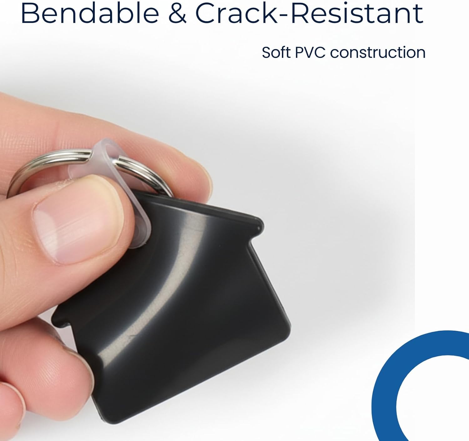 Relten Custom Keychains Bulk, Personalized Logo Keychains, Custom Key Tags with Logo Bulk for Business, Soft PVC Keychain