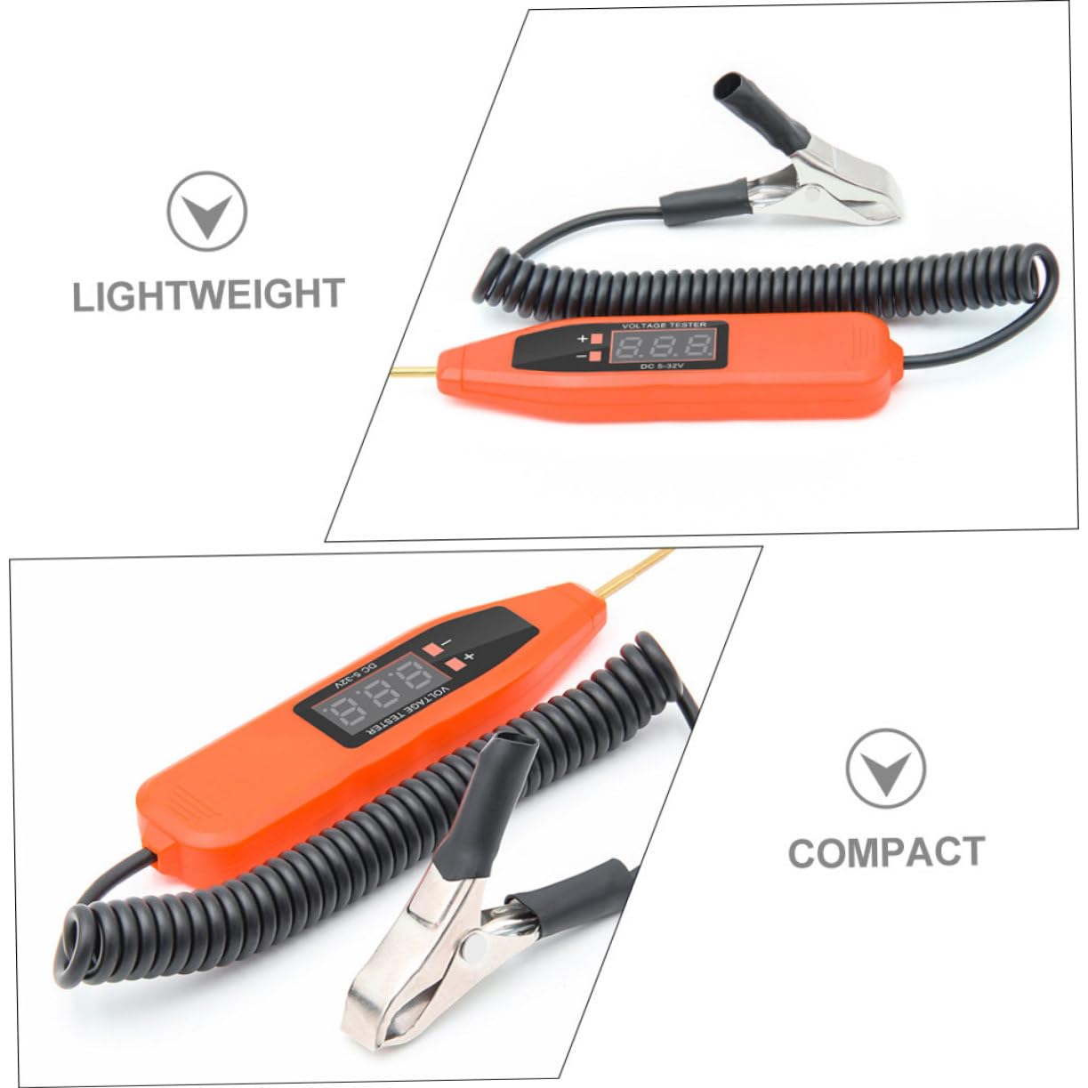 Cabilock 4 Pièces Stylo De Test De Tension Automobile Stylo Testeur De Tension De Voiture Usb Pouvoir Outil Numérique Testeur De Fusible Testeur Électrique Fusible Voiture Abdos