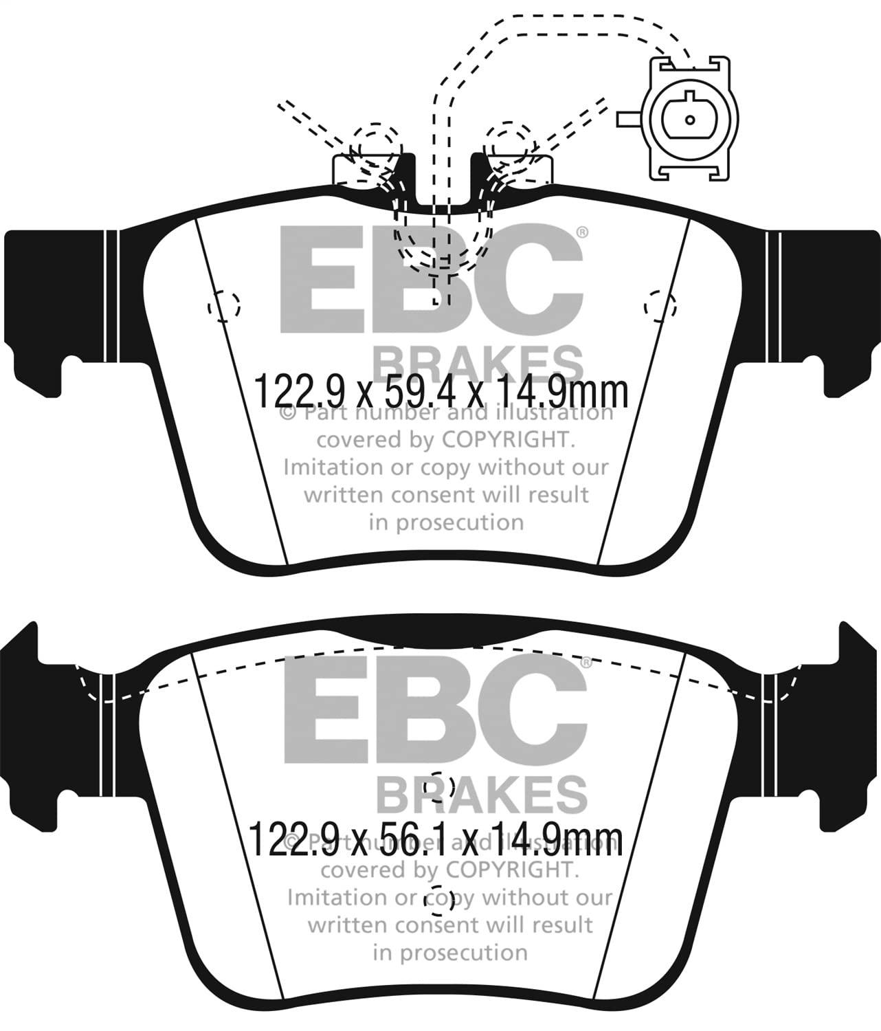 EBCBrakes DP32315C Redstuff Pads