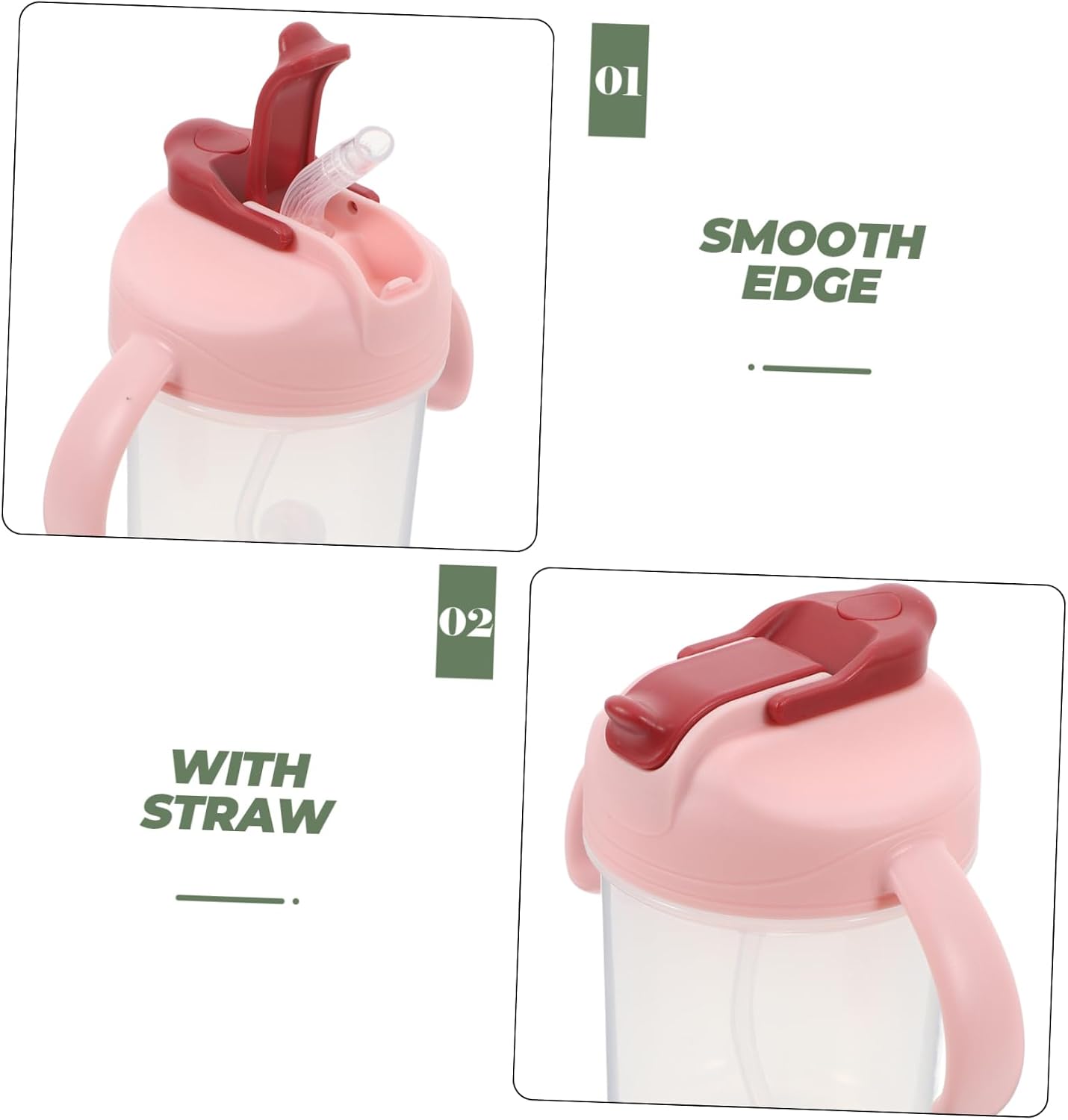 Elderly with Antichoke Straw Spill Design for Bedridden Individuals Hospital Cup for Hydration Measurements Materials