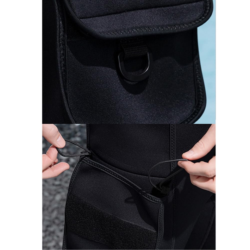 Neoprene Tech Shorts 3 mm 3 mm z 2 dużymi kieszeniami do nurkowania - spodnie neoprenowe - krótki kombinezon neoprenowy do pływania, surfowania, snorkelingu