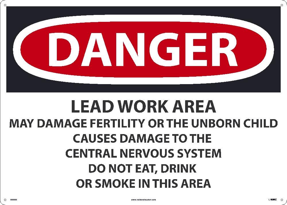 Panneau danger plomb D26AD pour sécuriser les chantiers de rénovation - 4