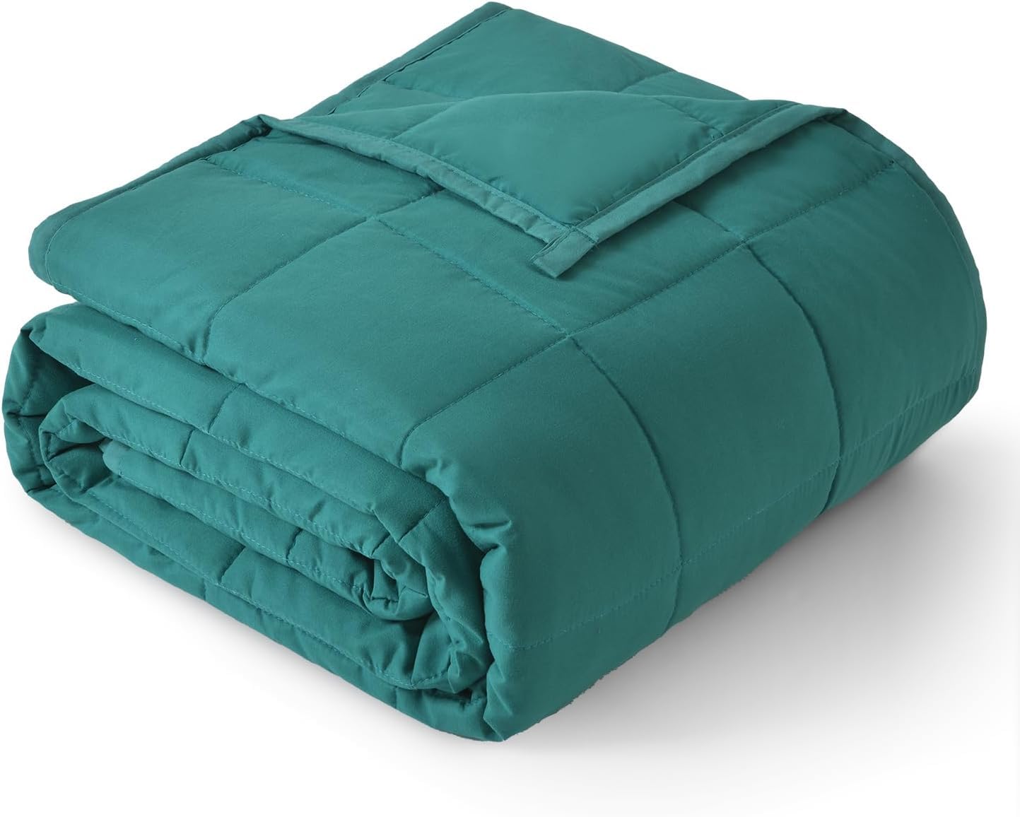 Topblan Cooling Weighted Blanket for Adults, 15 lbs 48 x 72 Twin Size Bed