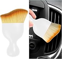 Vista 45 de Cepillo para polvo interior de coche Dickno, cepillos de detalle de auto suaves sin rayones, herramienta universal de limpieza interior de vehículo