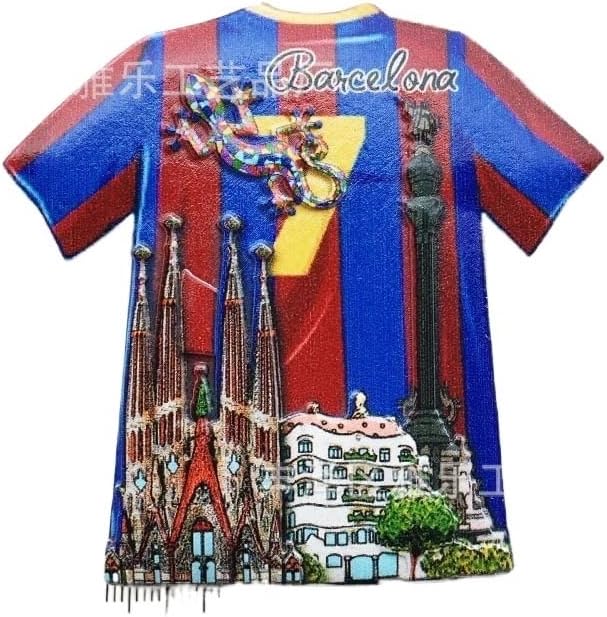 Imanes de nevera españoles Toledo Granada Madrid, Sevilla, Barcelona, Girona España, recuerdo turístico, calcomanías magnéticas UV para