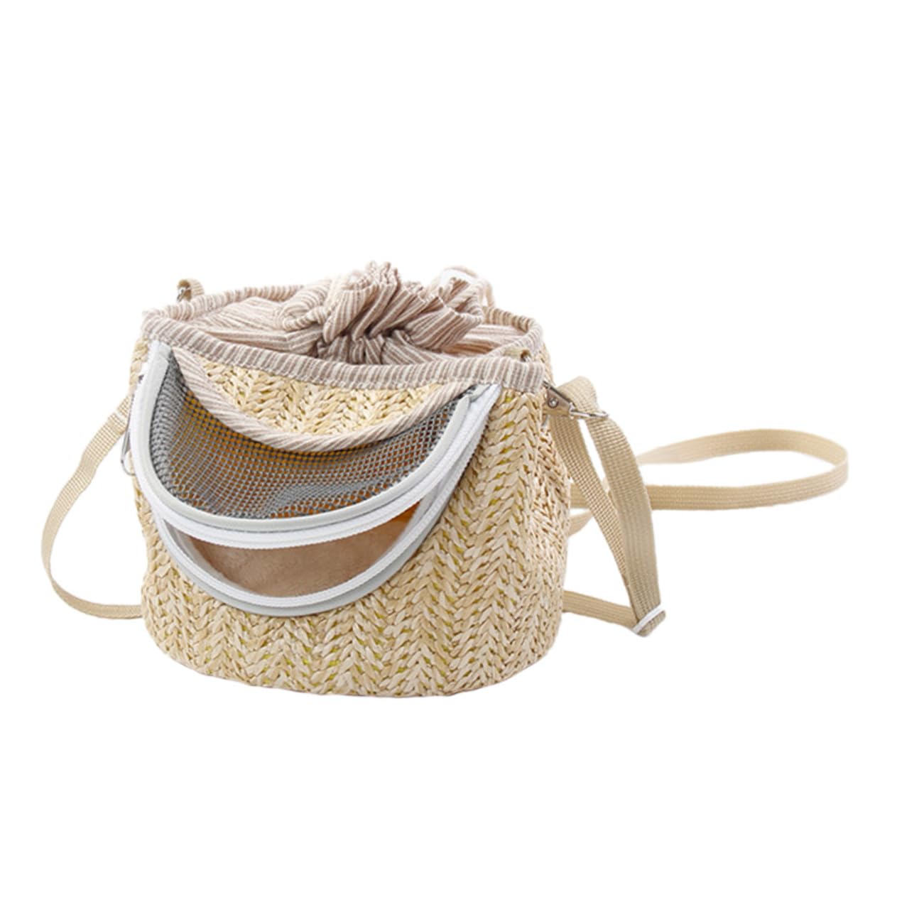 SUPVOX Hamster Outing Backpack Breathable Mesh Pet Carrier Bag for Travel Camping Sightseeing