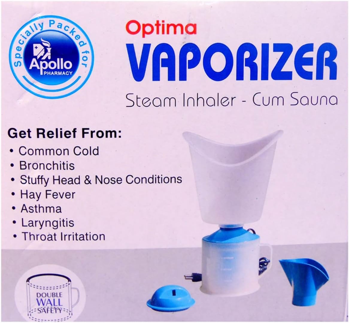 Apollo Pharmacy Optima Vaporizer Steam Inhaler, 1 Count