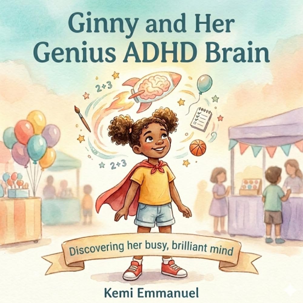 Ginny and Her Genius ADHD Brain: Discovering The Magic Inside Her Busy, Brilliant Mind (Understanding Me: A Mental Wellbeing Series for Kids)