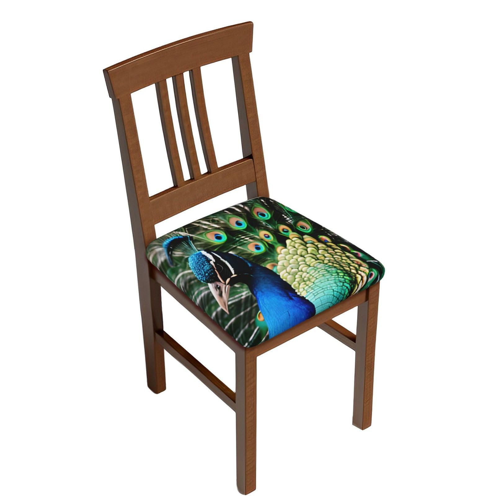 Housses de tabouret de bar motif paon pour sublimer votre cuisine