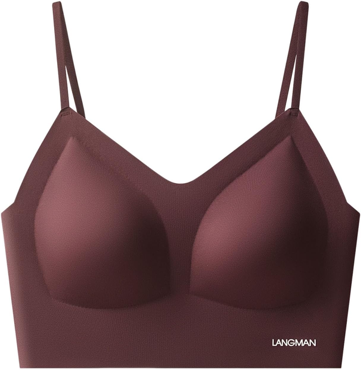 Women's Wireless Bras Comfortable Bralette No Underwire Seamless Bra Invisible Padded Support Smoothing Crop Bras