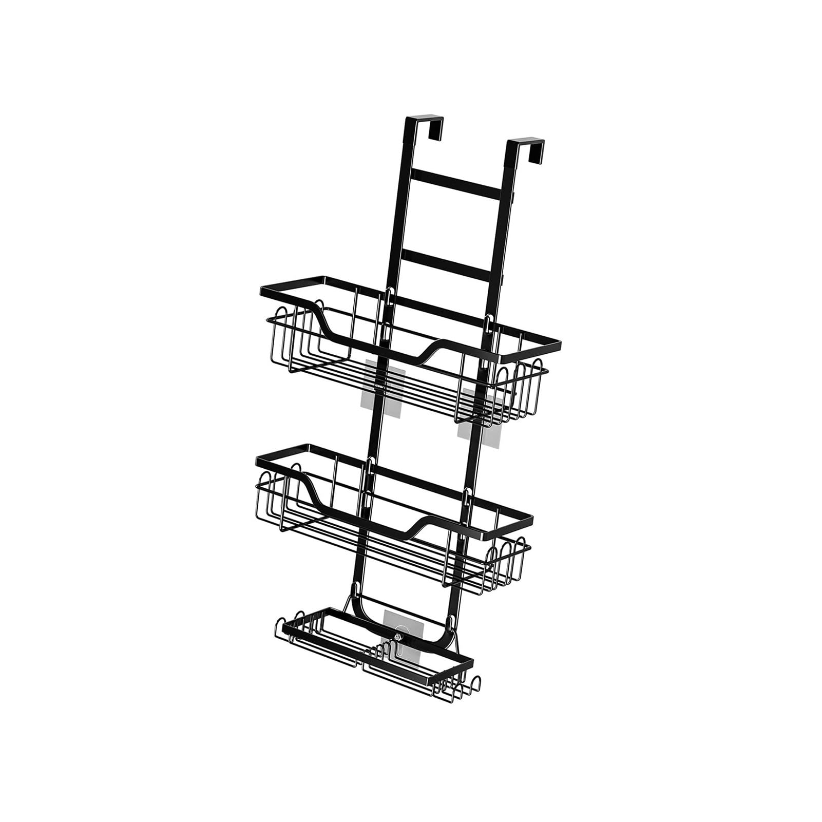 Organizzatore portaoggetti da Appendere alla Porta, Organizer in Metallo con Tasche e Ganci per Camera da Letto e Bagno, salvaspazio efficiente per Un Facile Accesso