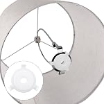 10pcs E27 à 3/7" Anneaux d'adaptateur d'ombre de lampe, Réducteur d'arbre en plastique Anneaux de lampe pour tenir l'ombre pour lampes de table Lampes pendentif Lampes de sol Chandeliers Accessoires d'éclairage