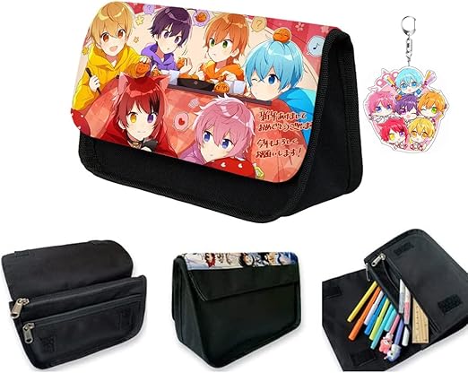 Amazon Co Jp Yaoshikouすとぷり ペンケース 鉛筆ケース 鉛筆のサック 22年 参上 すとぷり キーホルダー 贈り物 1枚 筆箱 文房具 ペンポーチ 文具バッグ 収納ポーチ コスプレ小物 帆布 多機能 大容量 アニメ周辺 小学生 中学生 高校生 文化祭 萌えグッズ 誕生日