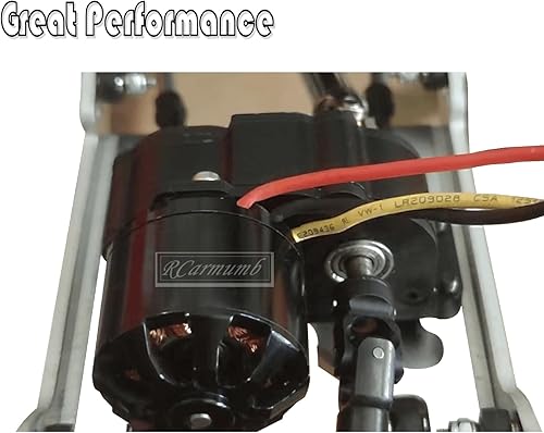 Miniatura 4 de Parte de actualizaciones de caja de cambios de transmisión central para 1/10 RC Crawler car Axial SCX10 SCX10 ii 90047 Wraith, caja de cambios