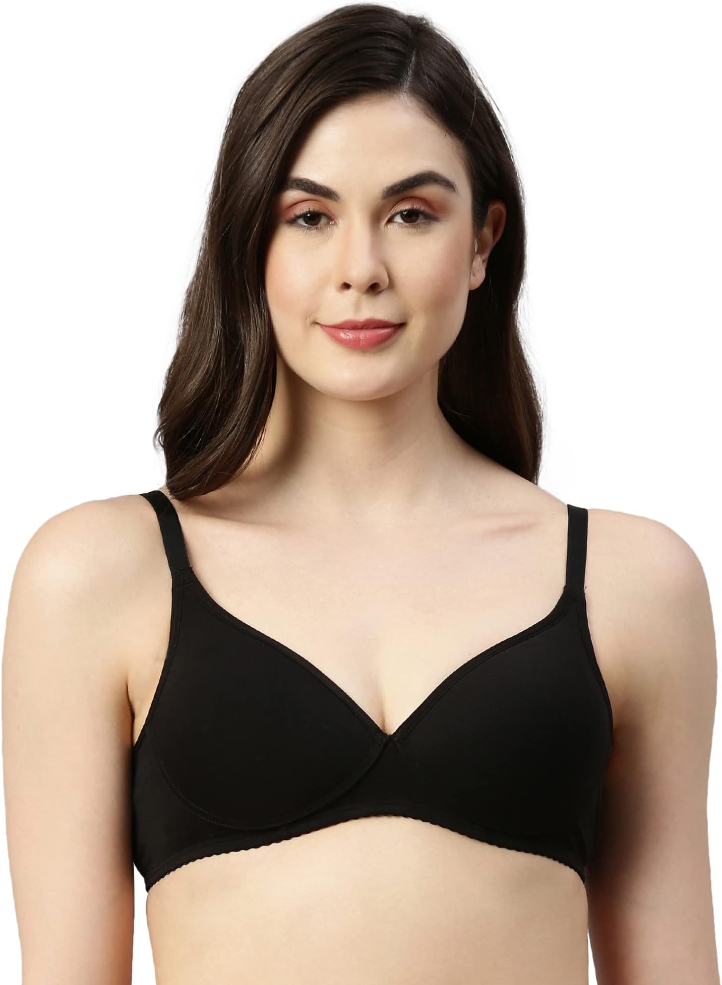Enamor A039 Perfect Coverage Cotton Plus Size T-Shirt Bra for Women- Padded and Wirefree