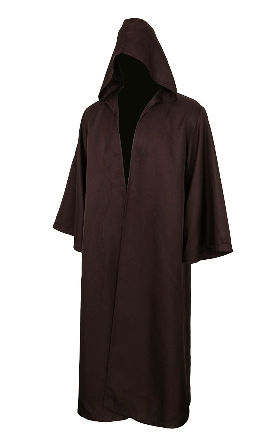 Gothden Adult Halloween Costume Tunic Hoodies Robe Cosplay Capes Brown, 3XL - Image 2