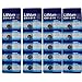 Generic Cr1216 Br1216 1216 3V Lithium Batteries 20 Pcs 4 Cards