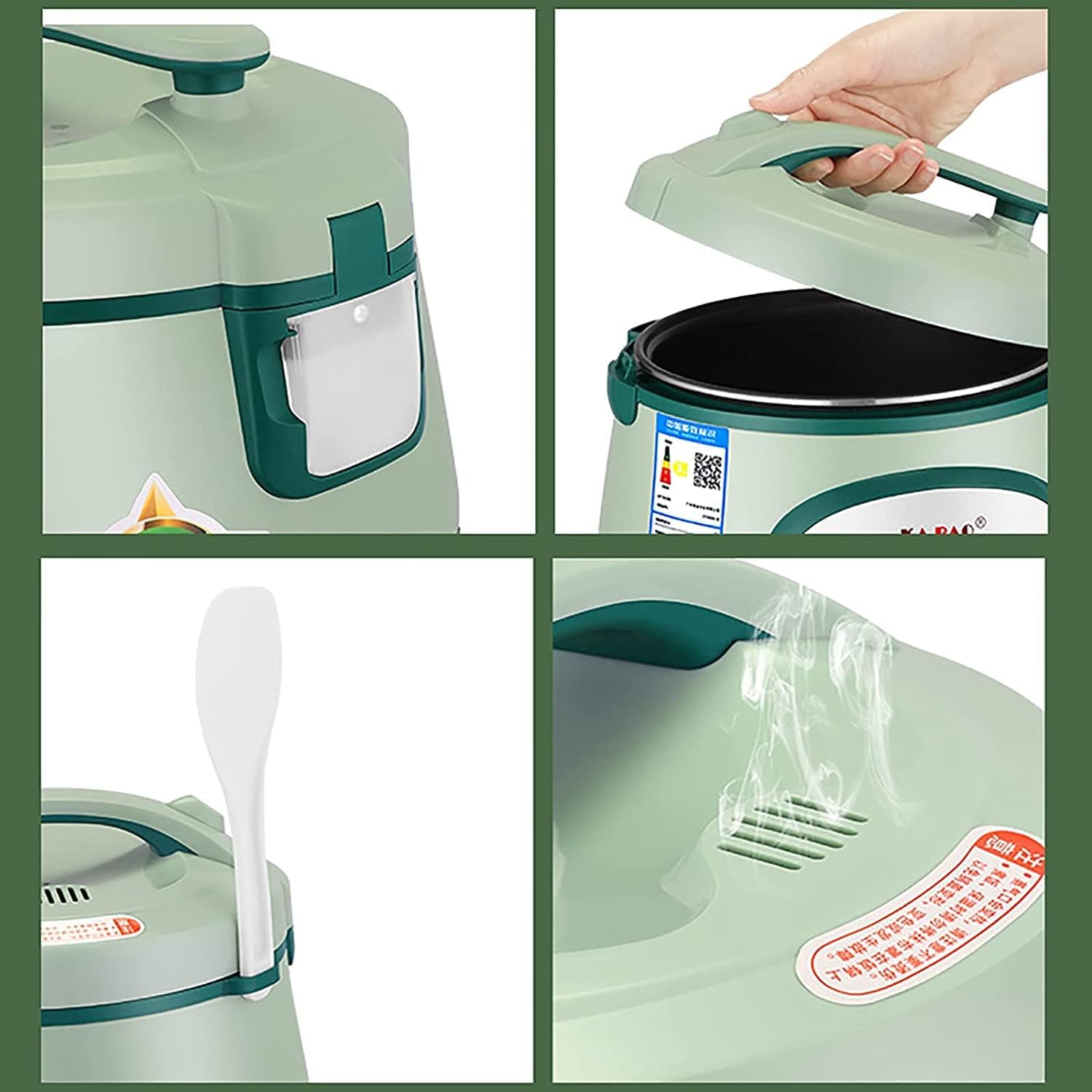 Rice Cooker- Steame Household Multi-Function Cooking Student Rice Cooker, Mechanical Type,with Measuring Cup/Spatula (B 4L) (B 5L)