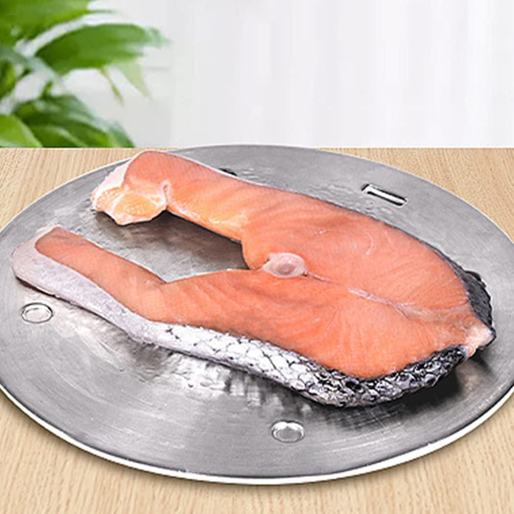 Cabilock Heat Diffuser Stainless Steel Coffee Milk Cookware Simmer Ring Induction Hob Plate Heat Diffuser for Electric Stove Cooktop Converter Induction Hob Adapter (Silver)