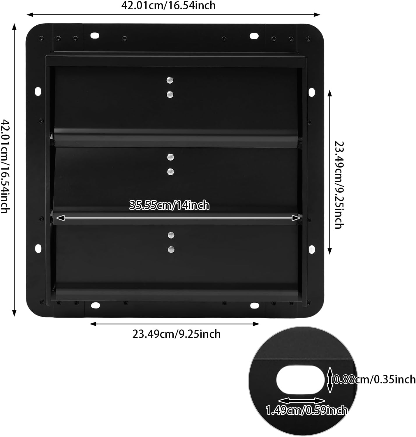 14-Inch Wall Mounted Exhaust Fan, 1600RPM 1294CFM, 10-Speed Kitchen Ventilation Fan with Controller & 8.2 Ft Power Cable for Attic, Basement, and Enclosed Spaces