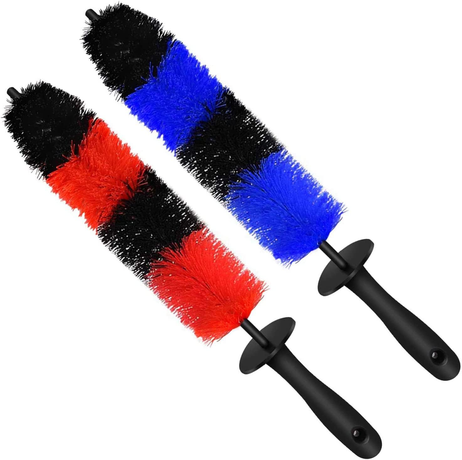 – Linkhood 2-Pack Master Wheel Brush, Easy Reach Wheel and Rim Detailing Brush 18’’ Long Soft Bristle, Car Wheel Brush, Rim Tire Detail Brush,Multipurpose use for Wheels,Rims,Exhaust Tips,Motorcycles