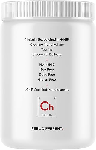 Miniatura 3 de Codeage Creatina HMB+ Polvo - Monohidrato de creatina, taurina, suplemento myHMB, vitamina D3 - Suplemento de apoyo deportivo - Entrega liposomal -