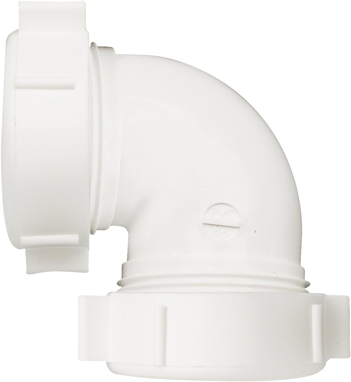 PP55-5W Sink Drain Pipe Elbow with Reducing Washer, 90 Deg, 1-1/2 in, Plastic, 1 Count (Pack of 1)