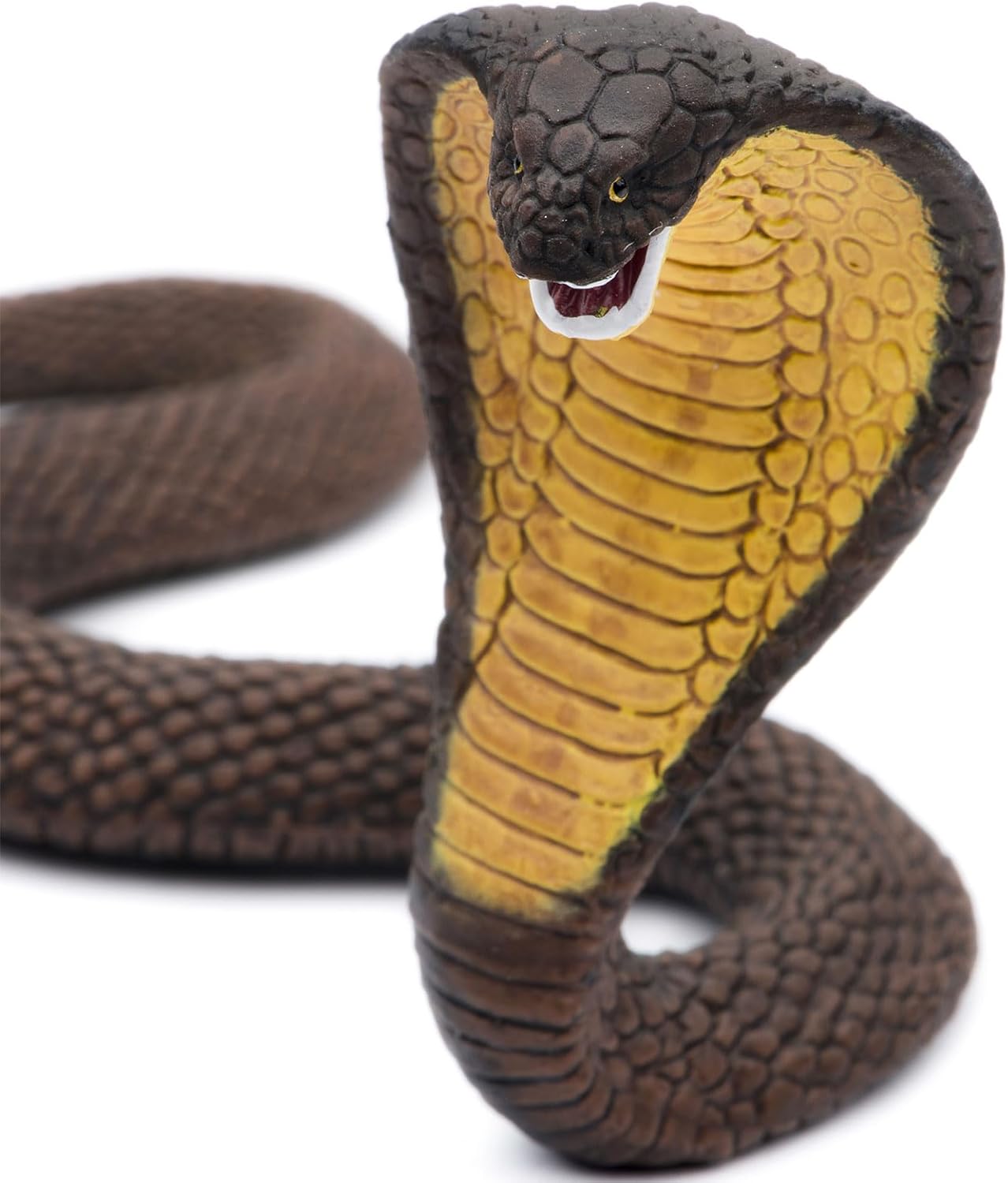 Safari Ltd. Cobra Figurine - Detailed 6" Snake Figure - Educational Toy for Boys, Girls, and Kids Ages 3+