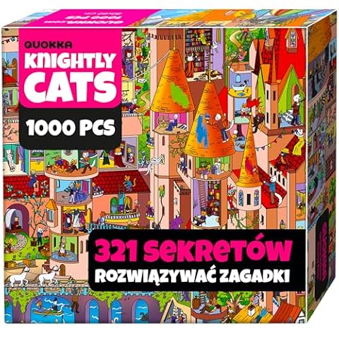 Puzzle 1000 Elementów dla Dorosłych - Nocne Koty