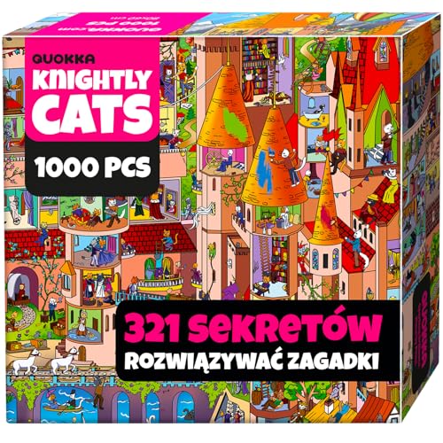 Puzzle 1000 Elementów dla Dorosłych - Nocne Koty