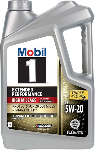 Miniatura 77 de Mobil 1 - Aceite sintético High Mileage 10W-40 para motor, 5 cuartos de galón