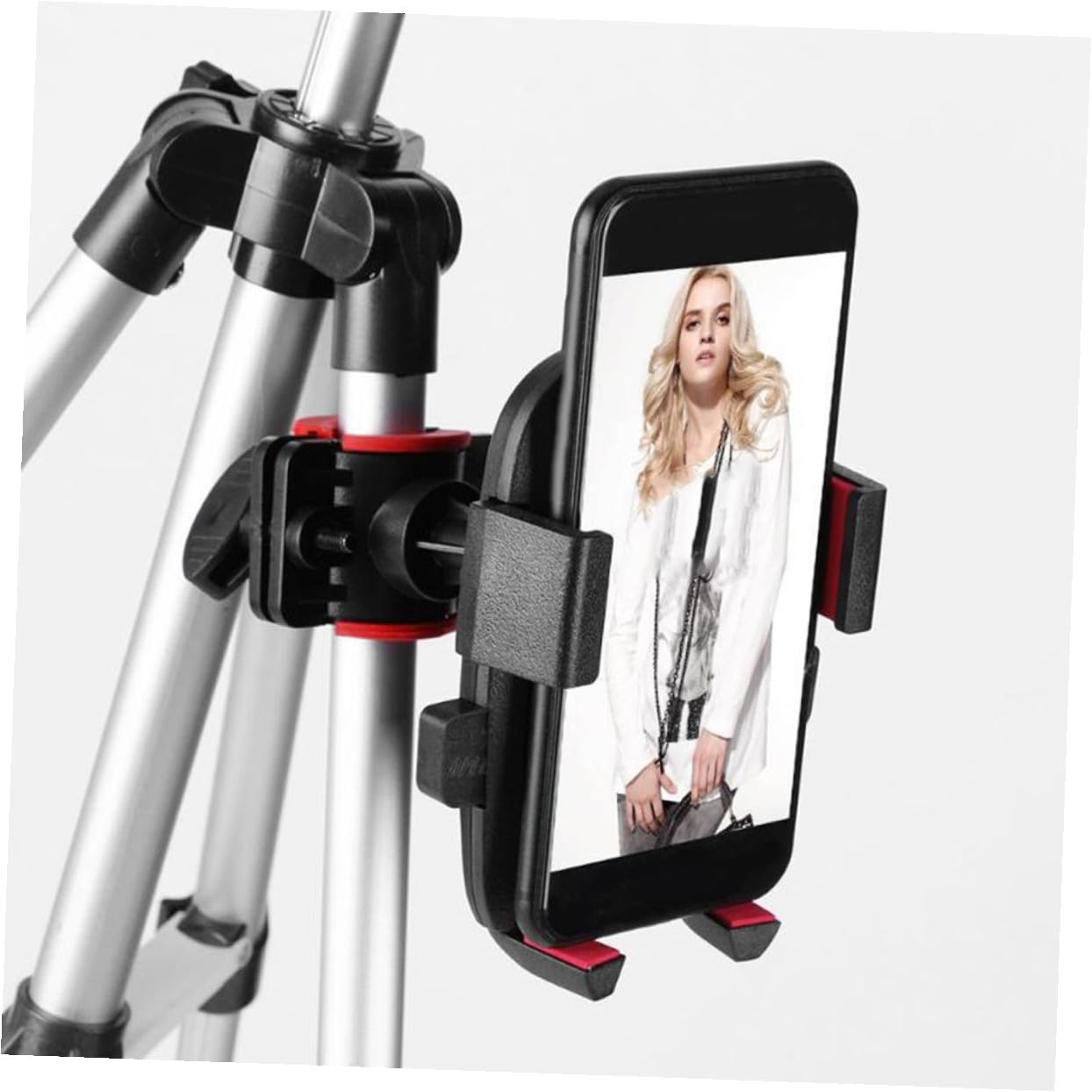 Ringlicht Für Handy Mit Stativ Dimmbares Led-kameralicht Kompatibel Mit Handys Für Make-up Und Live-Streaming Aluminiumlegierung USB-Betrieb