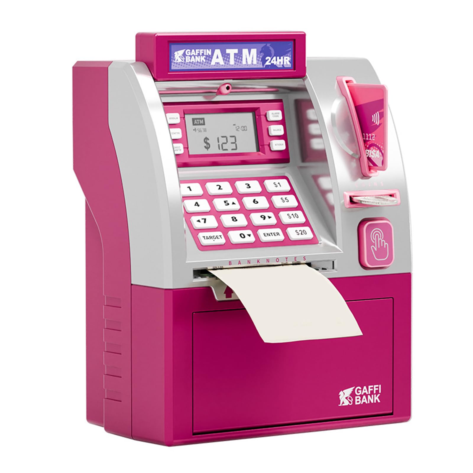 Kelisdi B Kids Interactive Money Anks With Digital Password Systems Financial Education Piggy Anks Money Management Toy For Toddler High Capacity Piggy