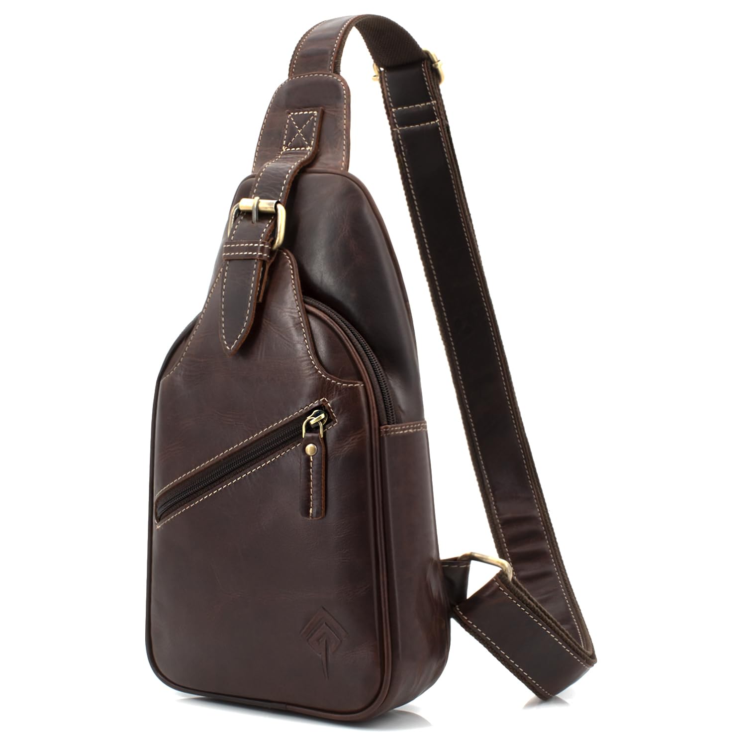 JOREY Herren Leder Umhängetasche Echtleder Robuste Crossbody Bag