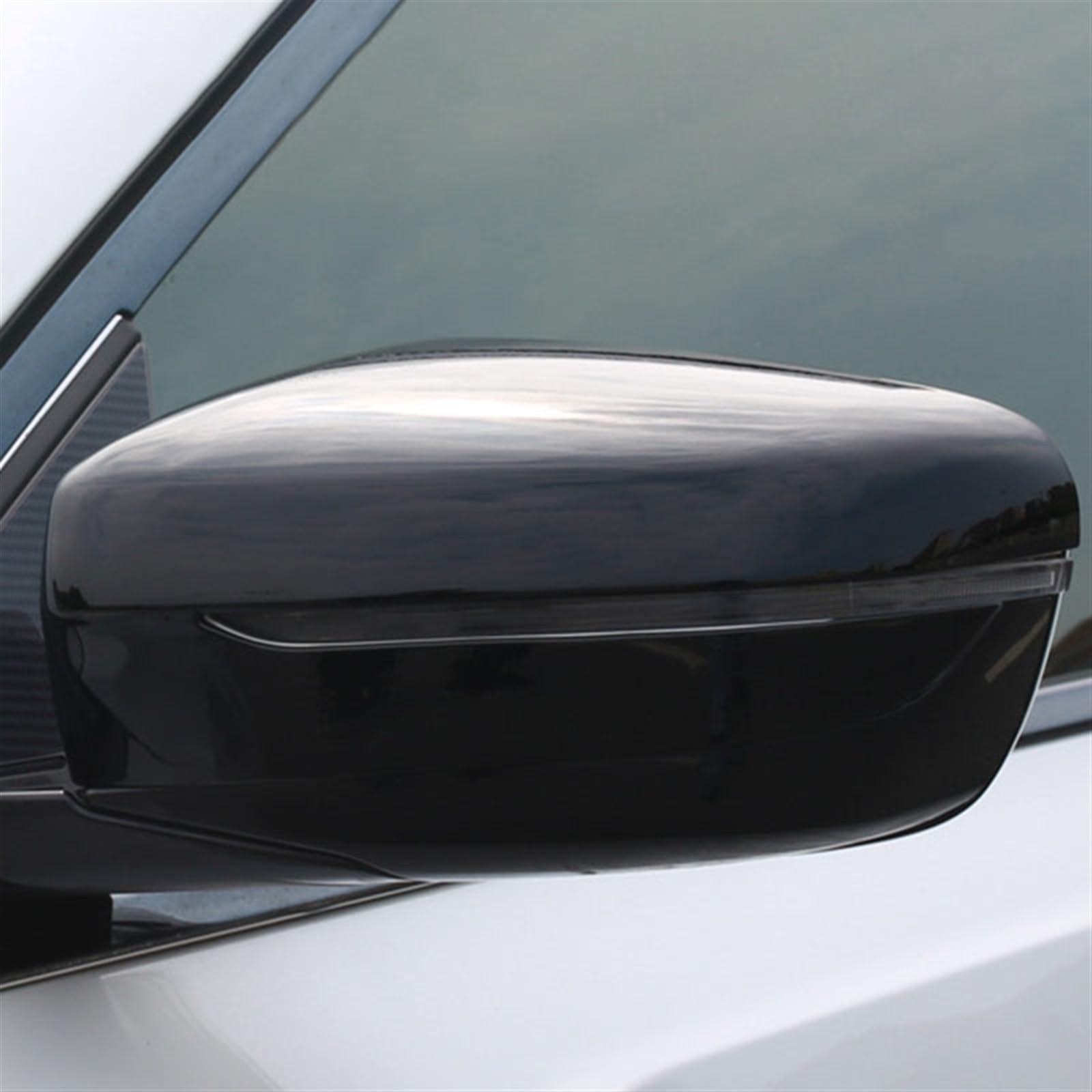 Amazon.co.jp: ドアミラー グロスブラック車のバックミラーカバー