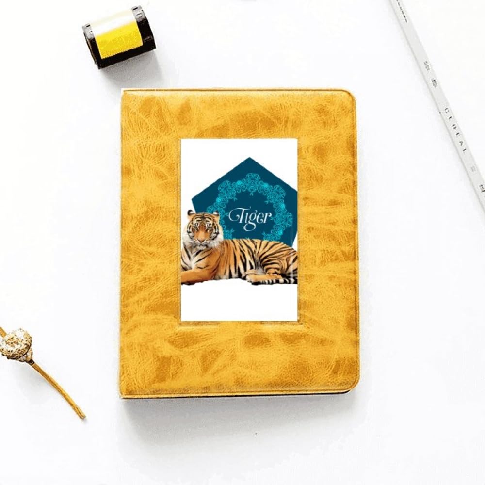 no/no Star Feline Tiger Art Deco Fashion Photo Album Family Wedding Picture 4x6