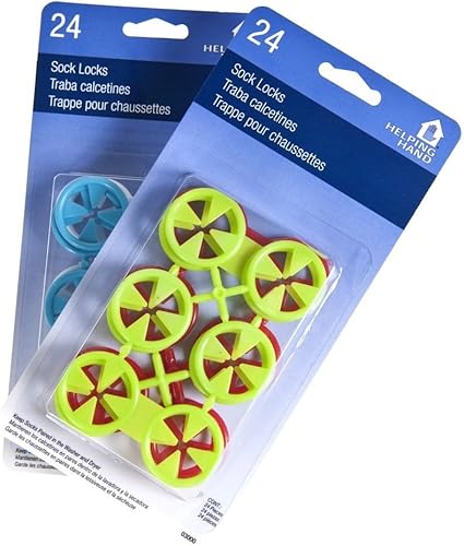 Helping Hand traba para calcetines para lavadora y secadora, 48 unidades