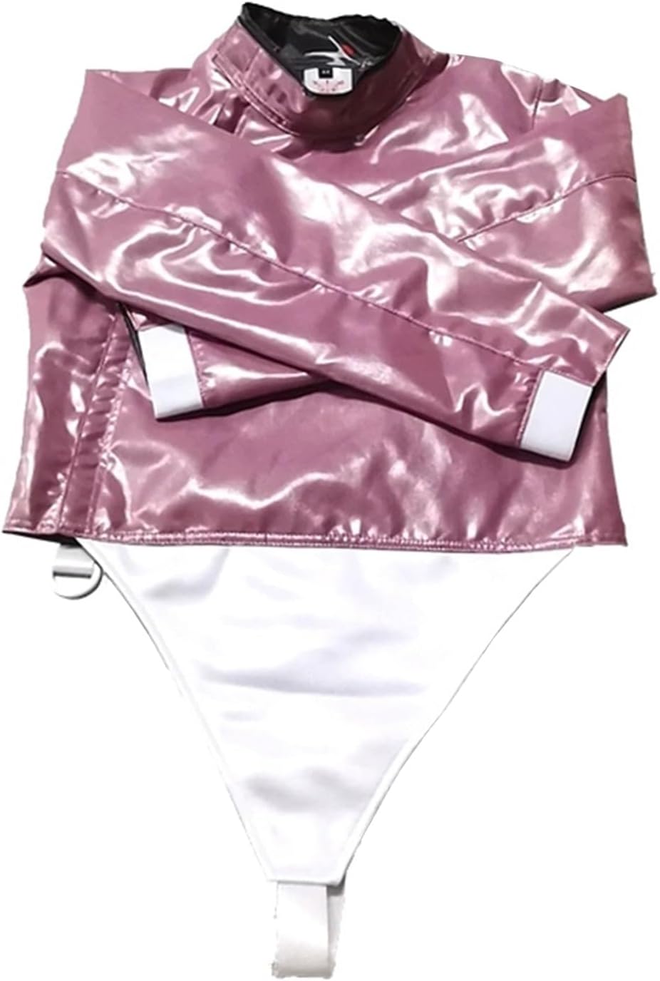 Fencing Metal Jacket, Sabre Unisex Fencing Uniform, Ultralight and Washable Fencing Equipment Protective Suit, Anti-Oxidation Silver Wire Metal Clothing(Pink,56)