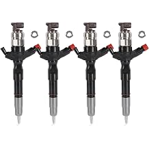 4PCS 095000-7780 095000-7781 23670-30280 23670-39316 23670-39315 Common Rail Injector for Toyota 1KD-FTV 3.0L 2KD-FTV 2.5L Hilux Hiace Land Cruiser D-4D Prado J120 120 KDJ12 RG12 Euro 4